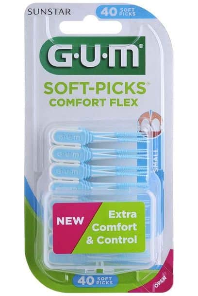 Imagen del producto Palillos Gum SOFT-PICKS Confort flex  40 unidades