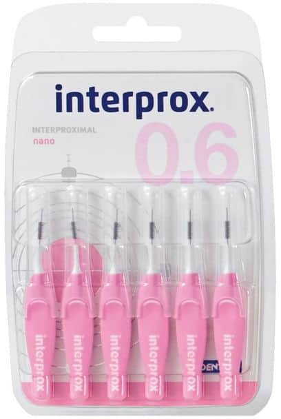 Imagen del producto Interprox: Cepillo interdental Nano 0.6 Rosa