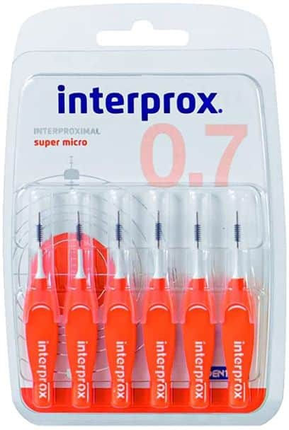 Imagen del producto Interprox: Cepillo interdental Super Micro 0.7 Naranja