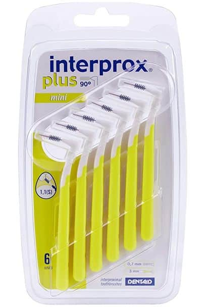 Imagen del producto Interprox Plus: Cepillo interdental Mini 1.1 Amarillo