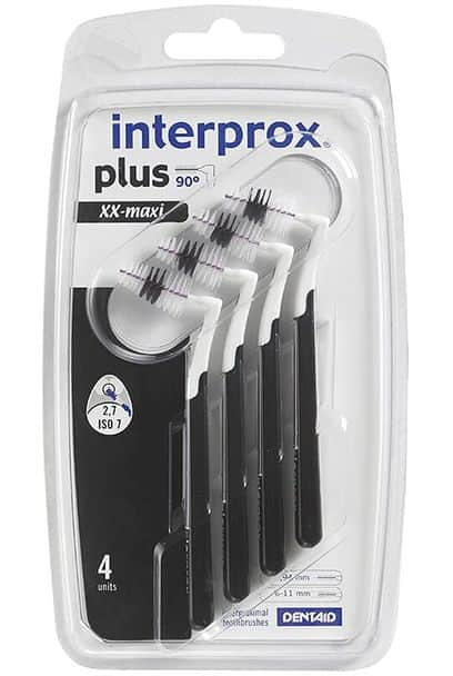 Imagen del producto Interprox Plus: Cepillo interdental XX-Maxi 2.7 Negro